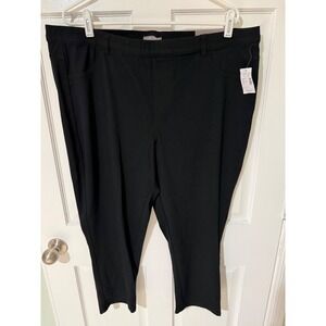 maurices Womens Black Pants Size 22 Stretch Casual